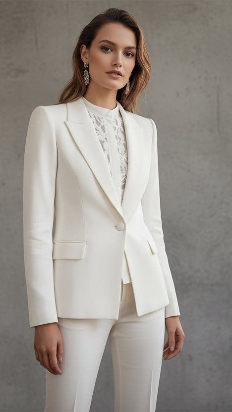 BLAZER VALENTINA ROCHE CON ENCAJE ELEGANTE