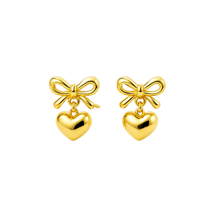 PENDIENTES VALENTINA ROCHE LAZO CON CORAZÓN