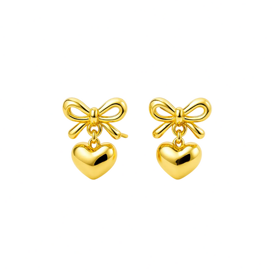 PENDIENTES VALENTINA ROCHE LAZO CON CORAZÓN