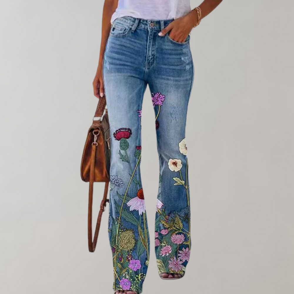 VAQUEROS BLAIRE FLARE DE TIRO ALTO