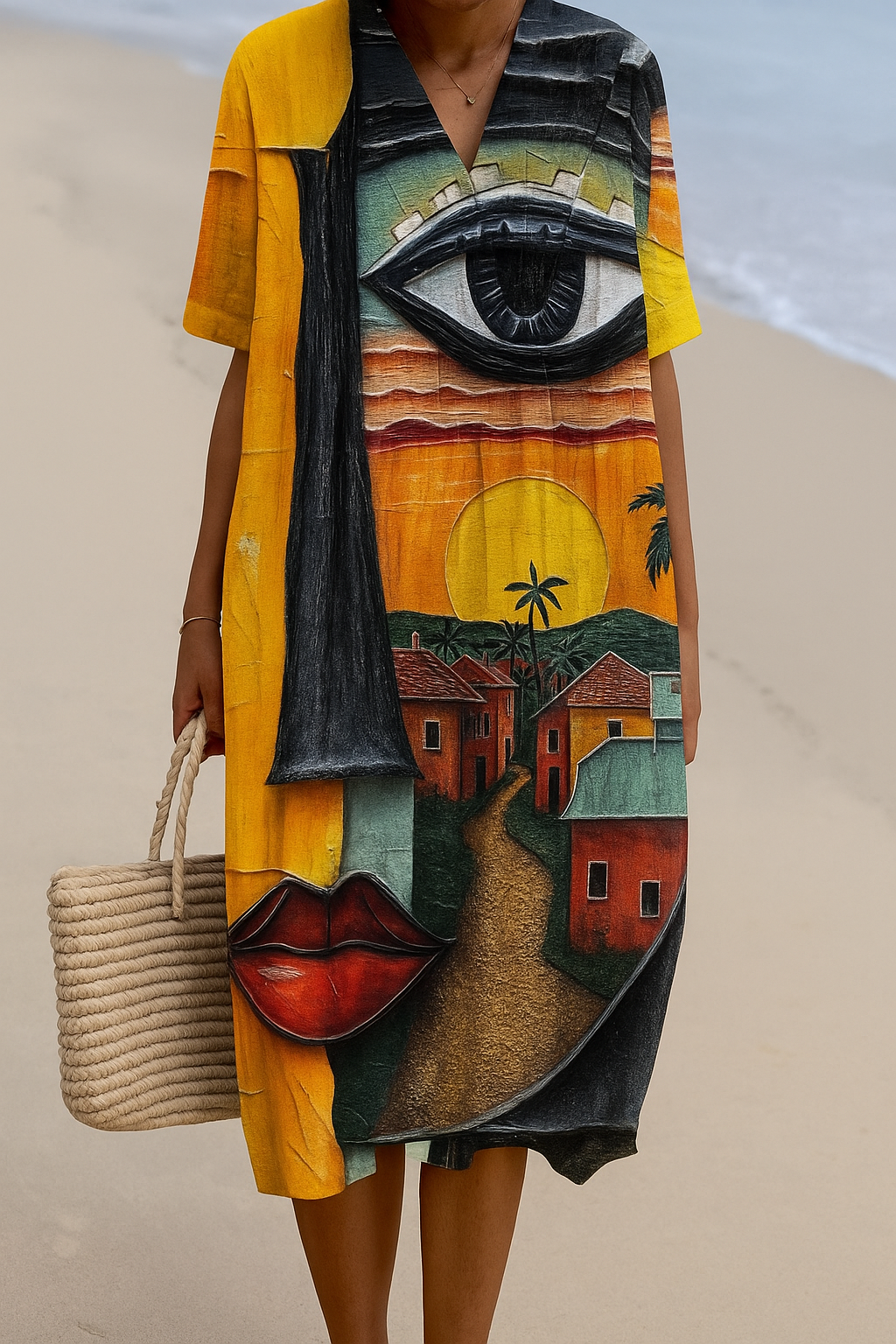 VESTIDO NOVA GLOW ARTÍSTICO