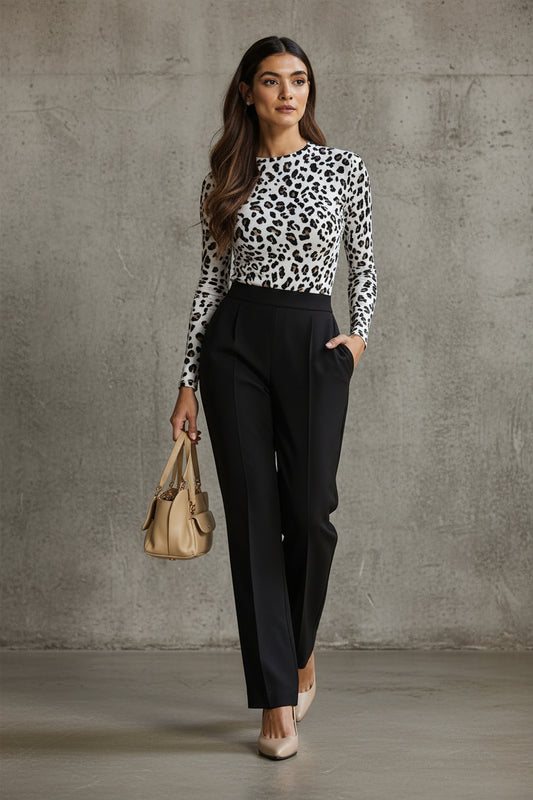 TOP VALENTINA ROCHE ESTAMPADO DE MANGA LARGA