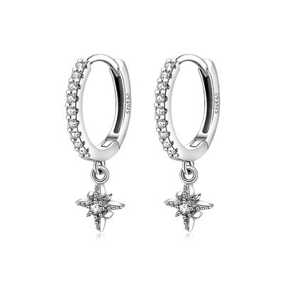 PENDIENTES VALENTINA ROCHE ARO CON ESTRELLA Y CIRCONITAS