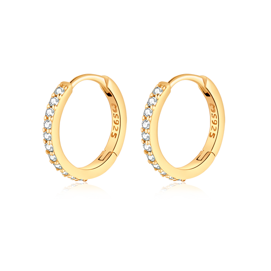 PENDIENTES VALENTINA ROCHE ARO DORADO CON CIRCONITAS