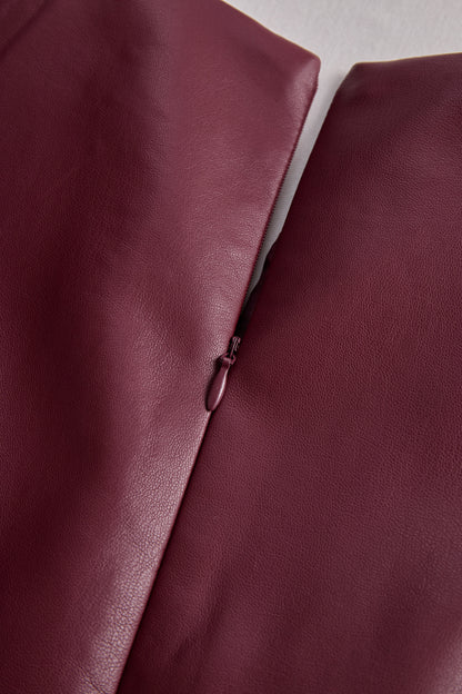 VESTIDO MIDI VALENTINA ROCHE SATINADO ELEGANTE