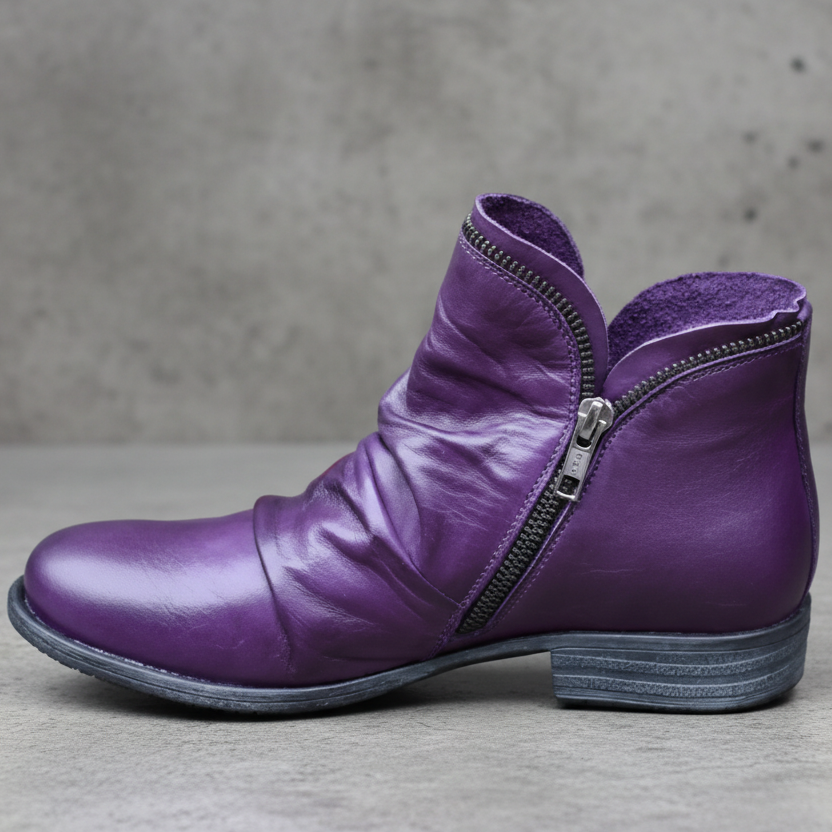 BOTÍN VALENTINA ROCHE CHROMA ZIP ANKLE