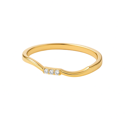 ANILLO VALENTINA ROCHE DORADO FINO CON CIRCONITAS