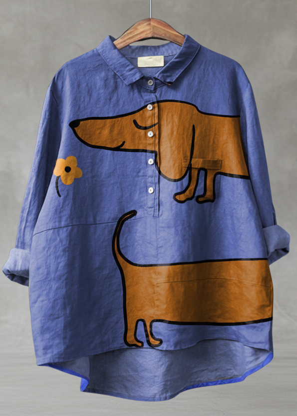 CAMISA VALENTINA ROCHE ART CANINE FABLE