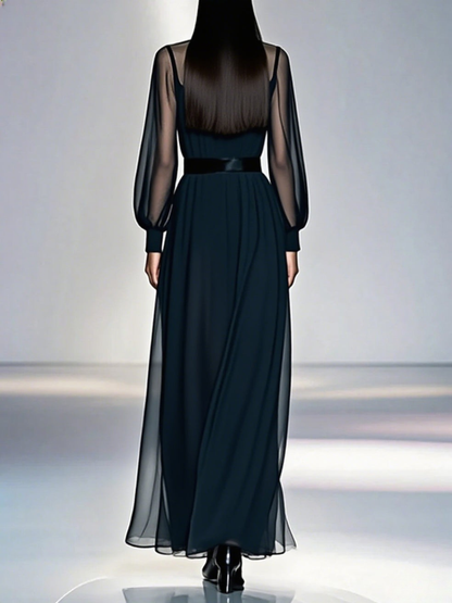 VESTIDO LARGO ELEGANCIA ETÉREA