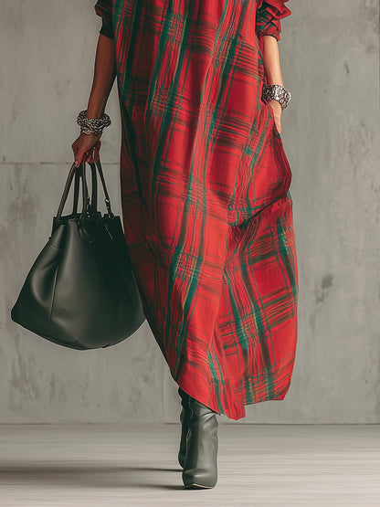 VESTIDO HIGHLAND FESTIVE MAXI