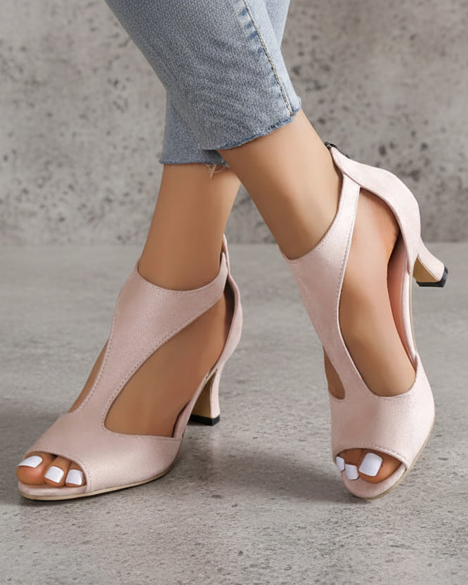 TACONES ABIERTOS ELEGANCIA MODERNA