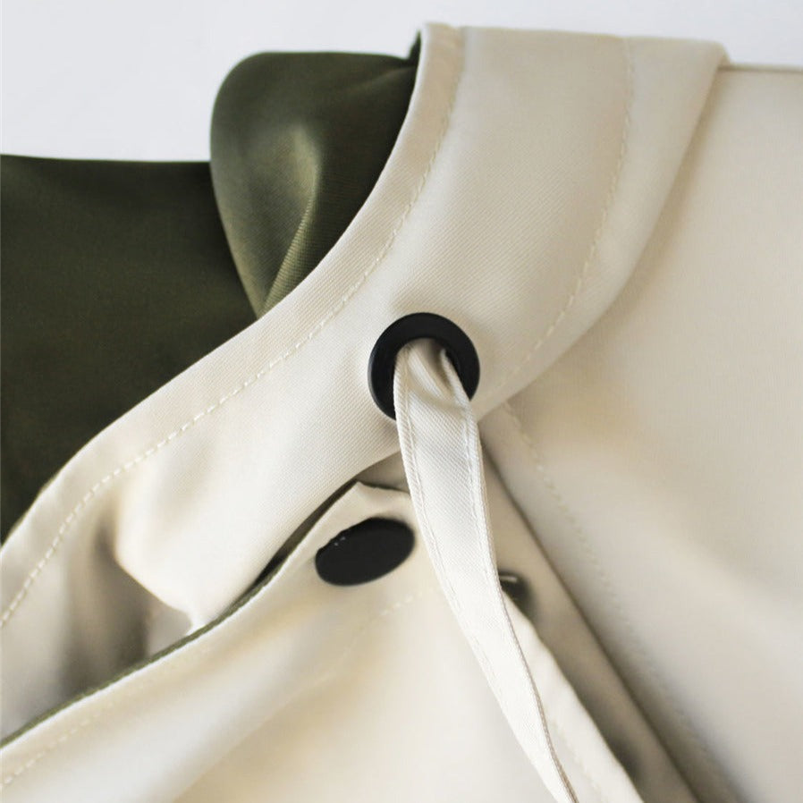 CHAQUETA VALENTINA ROCHE LAYERED SAGE COAT