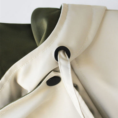 CHAQUETA VALENTINA ROCHE LAYERED SAGE COAT