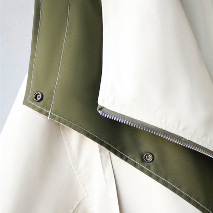 CHAQUETA VALENTINA ROCHE LAYERED SAGE COAT
