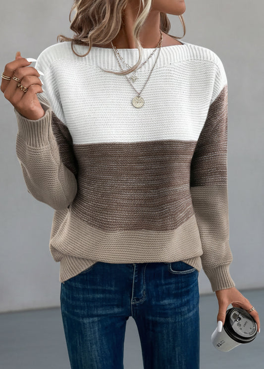 JERSEY DE PUNTO CON BLOQUES DE COLOR