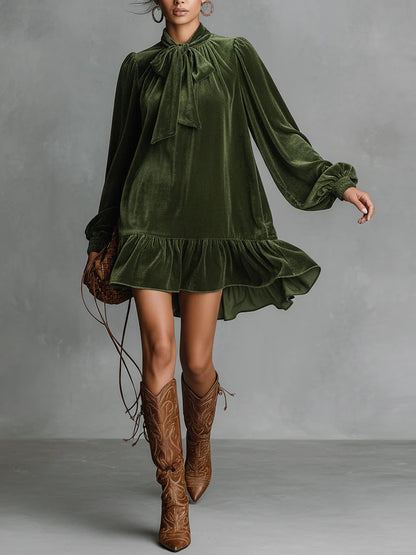 VESTIDO EMERALD CHARM MINI