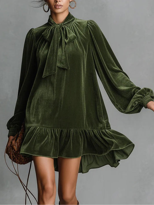 VESTIDO EMERALD CHARM MINI