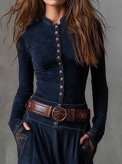 YVETTE - VESTIDO MAXI FLUIDO DE INSPIRACIÓN VINTAGE