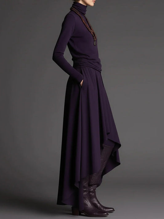 VESTIDO AURORA PLUM SET