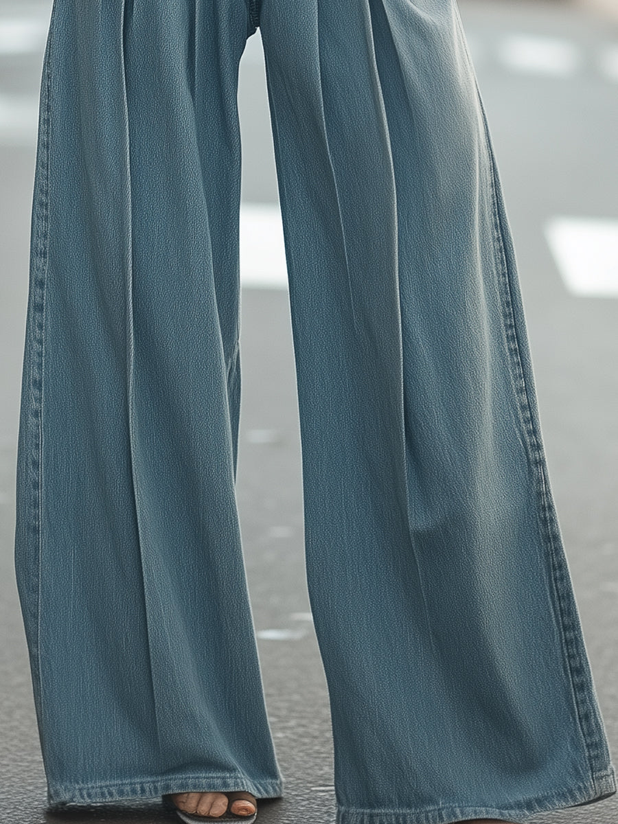 PANTALÓN VALENTINA ROCHE AZUR FLUIDE