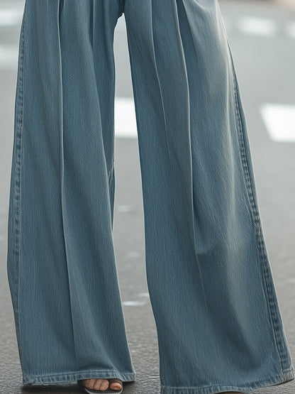 PANTALÓN VALENTINA ROCHE AZUR FLUIDE