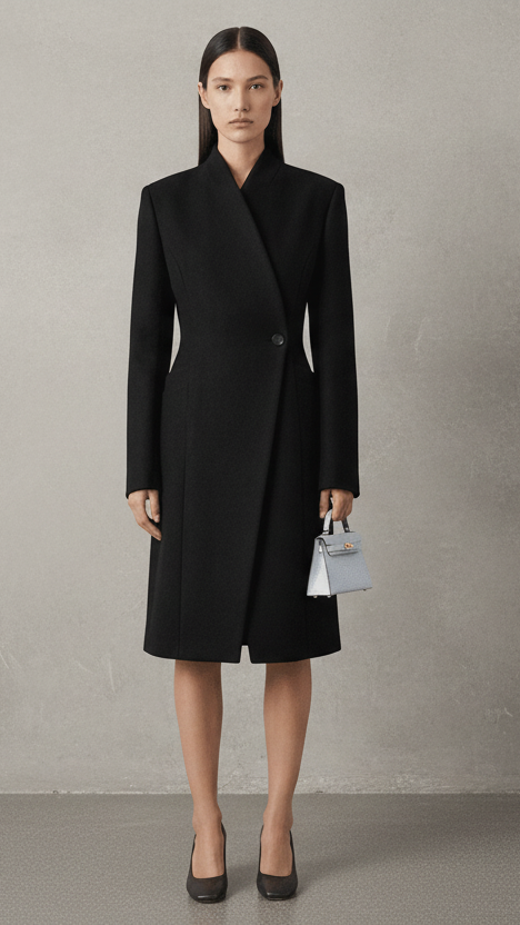 ABRIGO ESTRUCTURADO ELEGANCIA ARQUITECTÓNICA