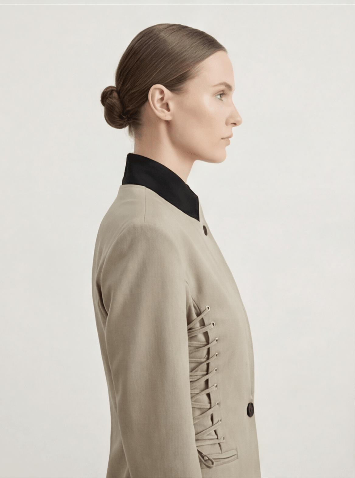 BLAZER ENTALLADO EFECTO CORSET ESTRUCTURADO