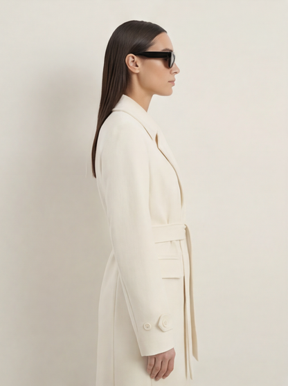 ABRIGO IVORY PREMIUM ELEGANCIA ATEMPORAL