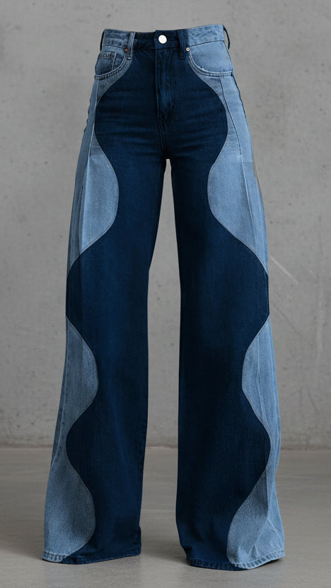 JEAN VALENTINA ROCHE BICOLOR DE DISEÑO EXCLUSIVO