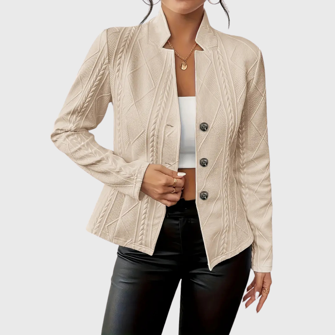 BLAZER ELEGANTE ENTALLADO PARA MUJER