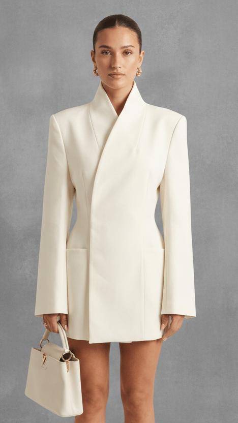 TOP PREMIUM BLAZER CUELLO COREANO ESTRUCTURADO