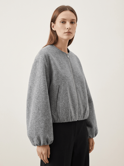 CHAQUETA BOMBER PREMIUM MINIMALISTA Y ESTRUCTURADA