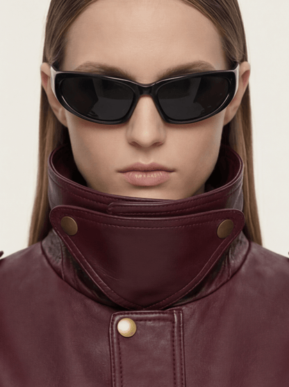 CHAQUETA BURGUNDY PREMIUM ESTILO URBANO