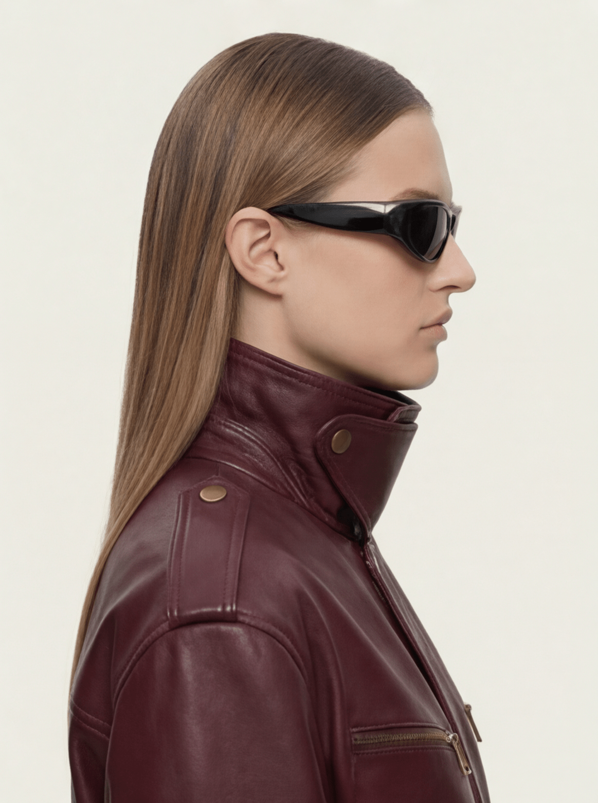 CHAQUETA BURGUNDY PREMIUM ESTILO URBANO