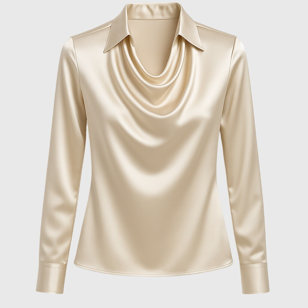 BLUSA VALENTINA ROCHE SATIN CASCADE