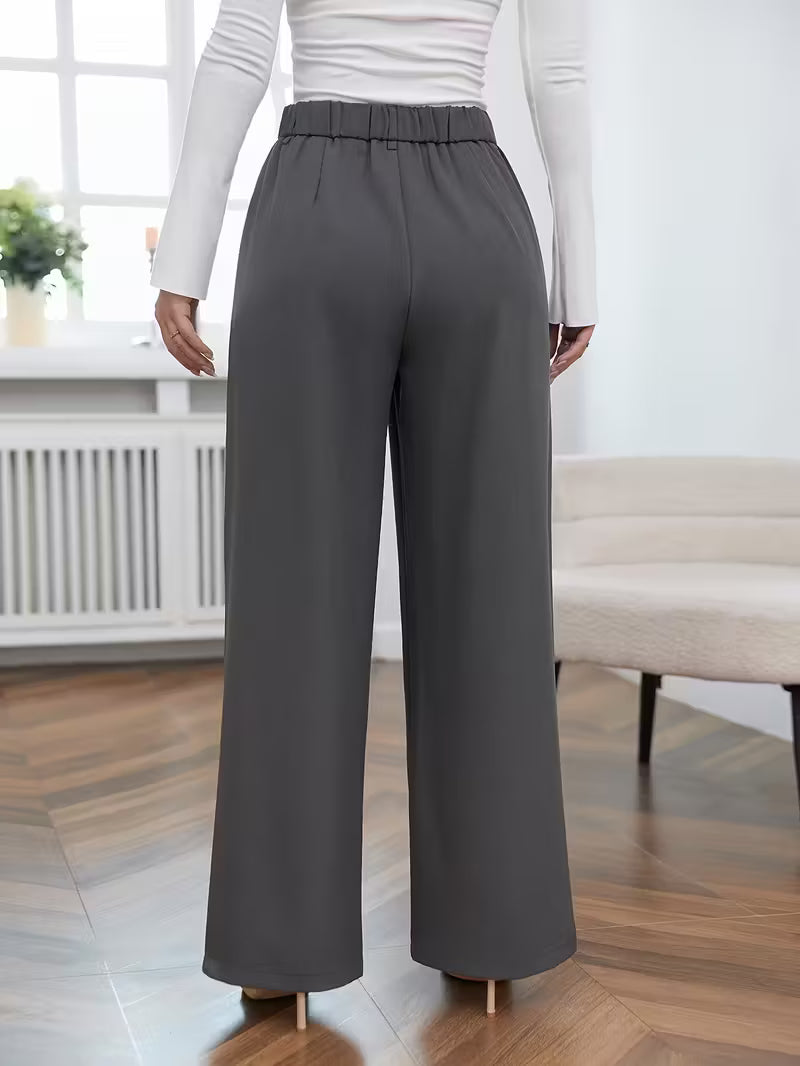 PANTALÓN PALAZZO FLUIDO DE TIRO ALTO