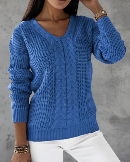 ERSEY DE PUNTO CON CUELLO EN V