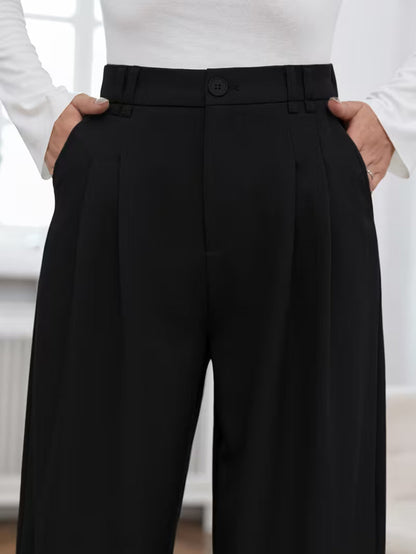 PANTALÓN PALAZZO FLUIDO DE TIRO ALTO
