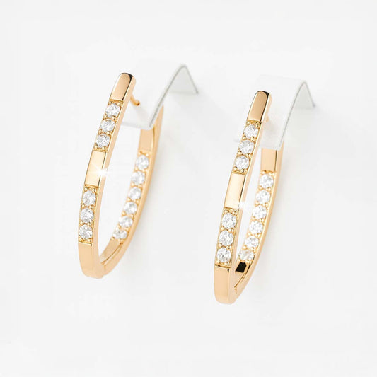 PENDIENTES VALENTINA ROCHE ARO DORADO CON CIRCONITAS