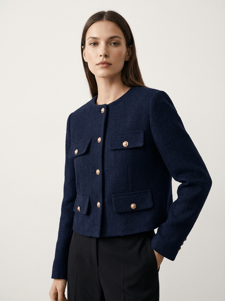 CHAQUETA HERITAGE PREMIUM ELEGANCIA ESTRUCTURADA