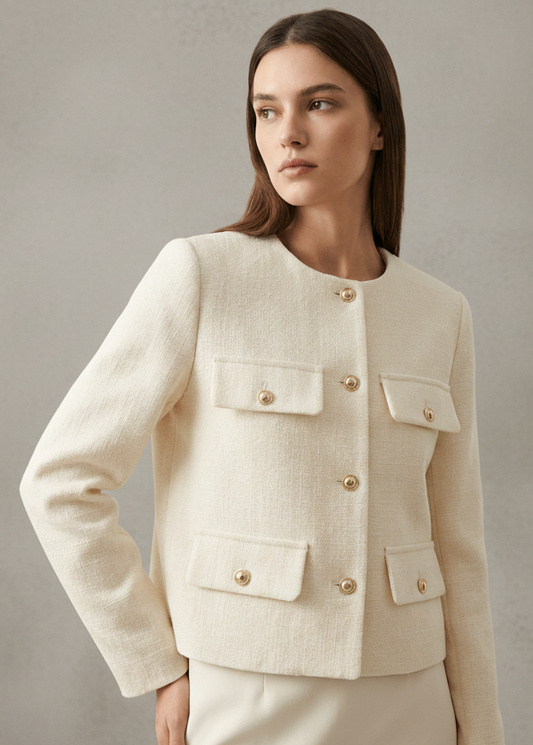 CHAQUETA HERITAGE PREMIUM ELEGANCIA ESTRUCTURADA