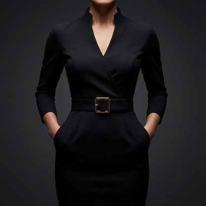 ROWENA - VESTIDO MIDI SASTRE DE ELEGANCIA ATEMPORAL