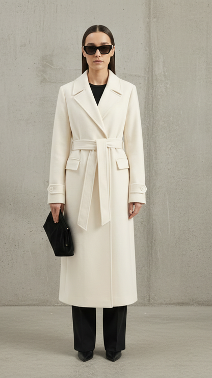 ABRIGO IVORY PREMIUM ELEGANCIA ATEMPORAL