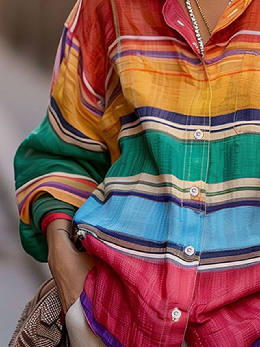 CAMISA VALENTINA ROCHE ESTAMPADA MULTICOLOR