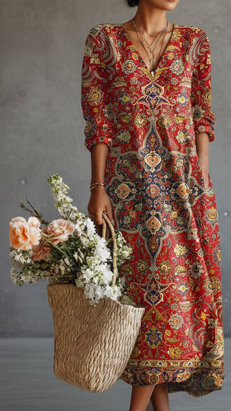 VESTIDO ORIENTAL RUBÍ