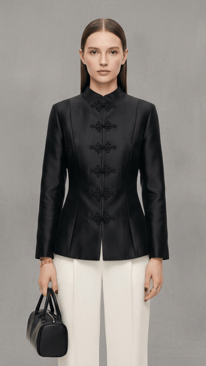 CHAQUETA ESTILO MANDARÍN