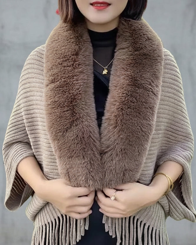 CHAL DE PUNTO ENVOLVENTE EN ESTILO ATEMPORAL