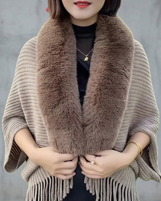 CHAL DE PUNTO ENVOLVENTE EN ESTILO ATEMPORAL