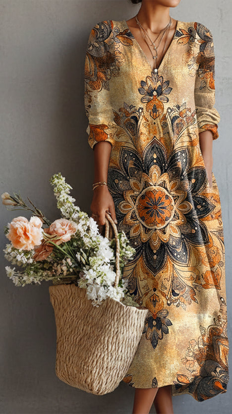 VESTIDO MANDALA TIERRA