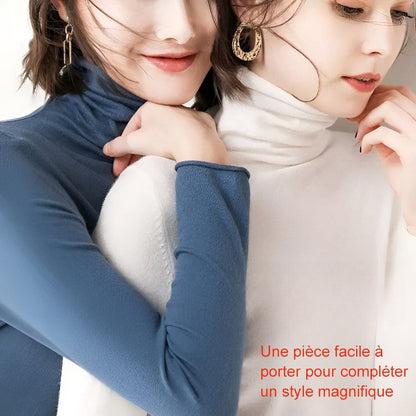 TRICOT VALENTINA ROCHE DE CUELLO ALTO CLÁSICO